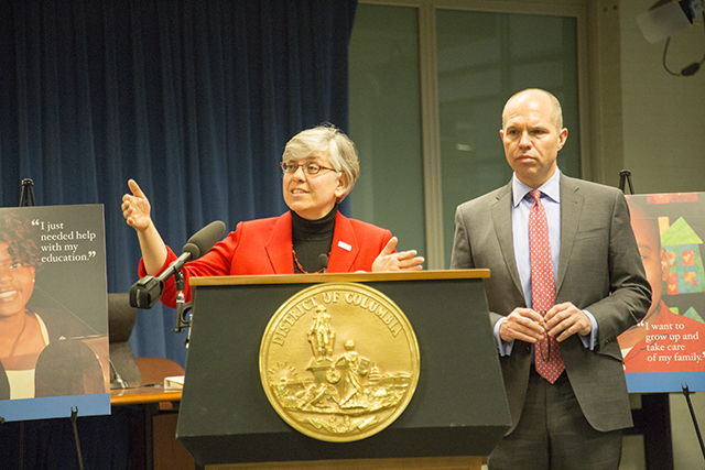 Judith Sandalow, 2014 Special Education press conference