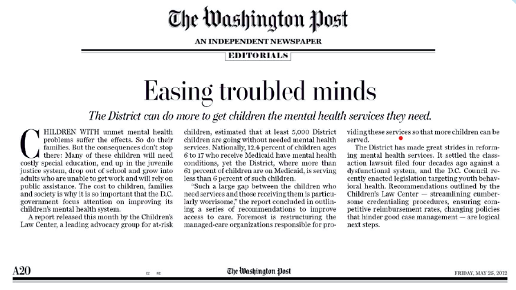 screenshot of editorial