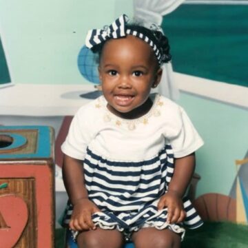 Ayana Lindsey childhood photo
