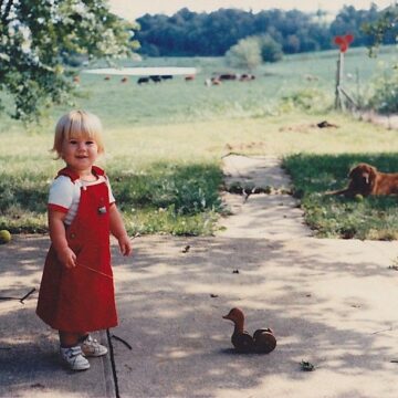 Briana Walsh childhood photo
