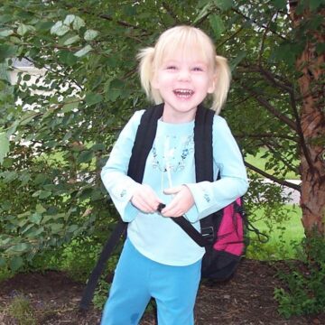 Kate Metzger childhood photo